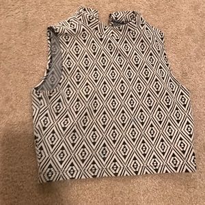 Patterned Crop top