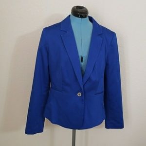 CALVIN KLIEN  ONE BUTTON BLAZER