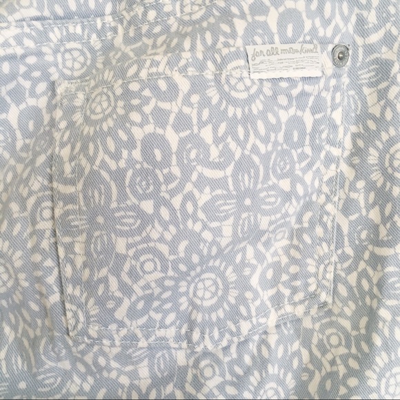 7 Jeans Cropped Laceprint Skinny Jean - Picture 5 of 5