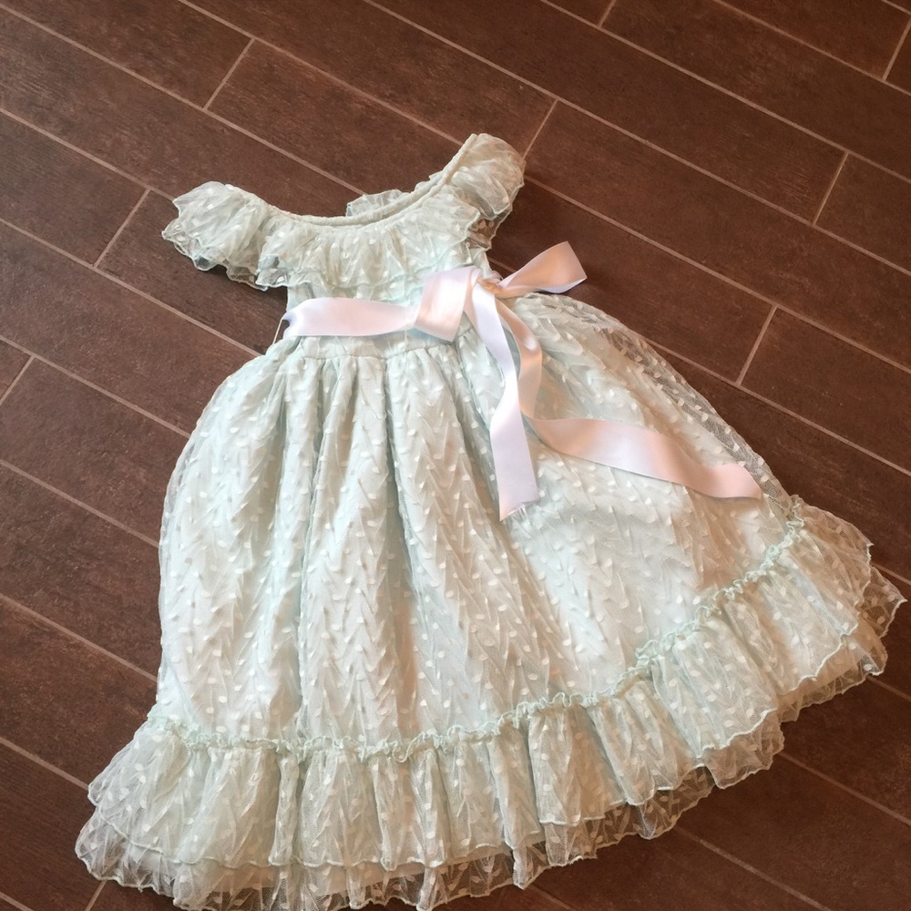 NWOT Laura Ashley light blue dress