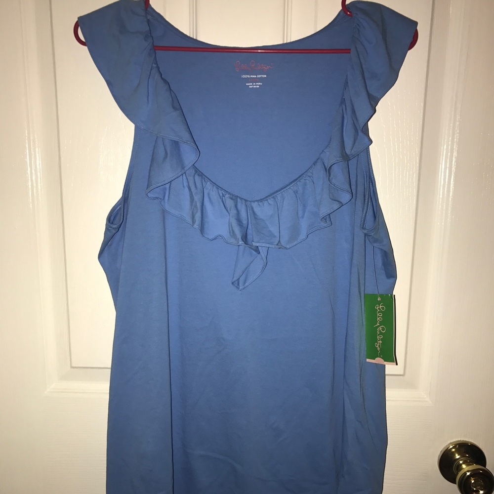 Lilly Pulitzer Blue Top