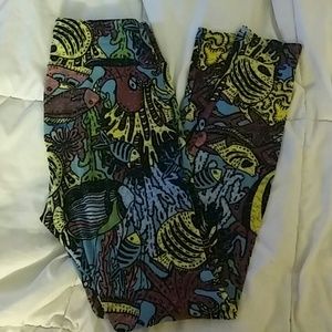 OS Lularoe leggings *UNICORN!! Under the Sea Print