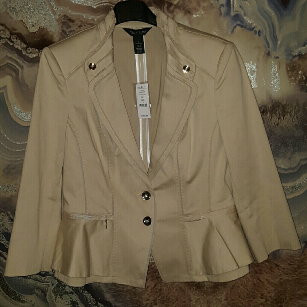 Peplum blazer