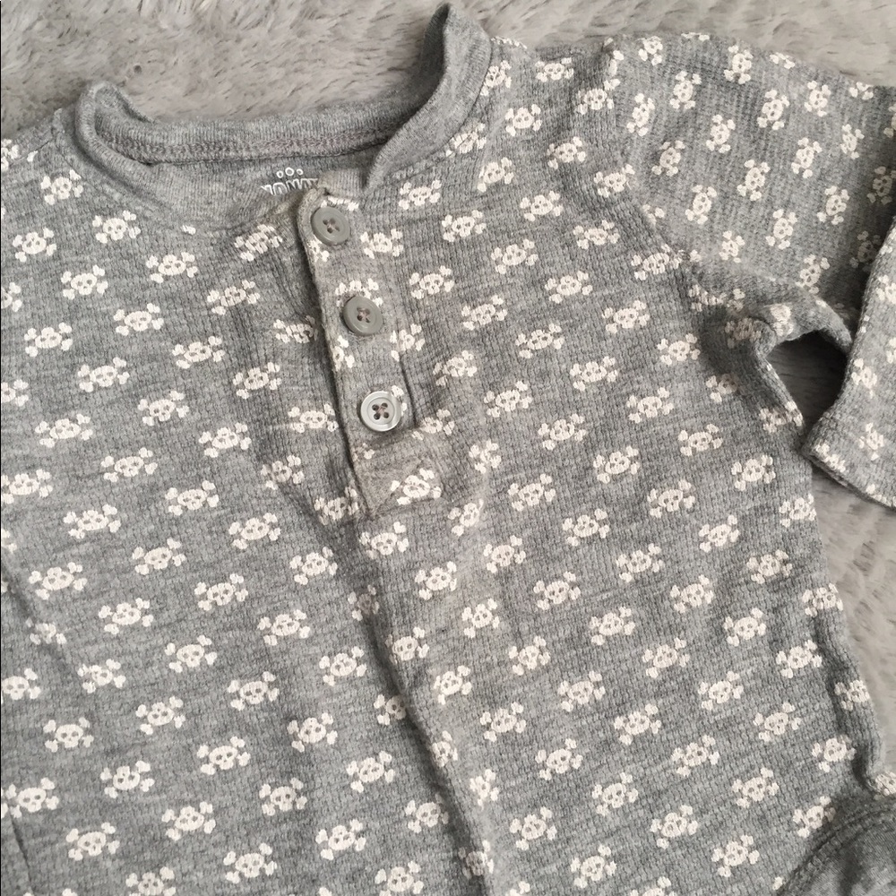 Skulls Waffle Knit tee