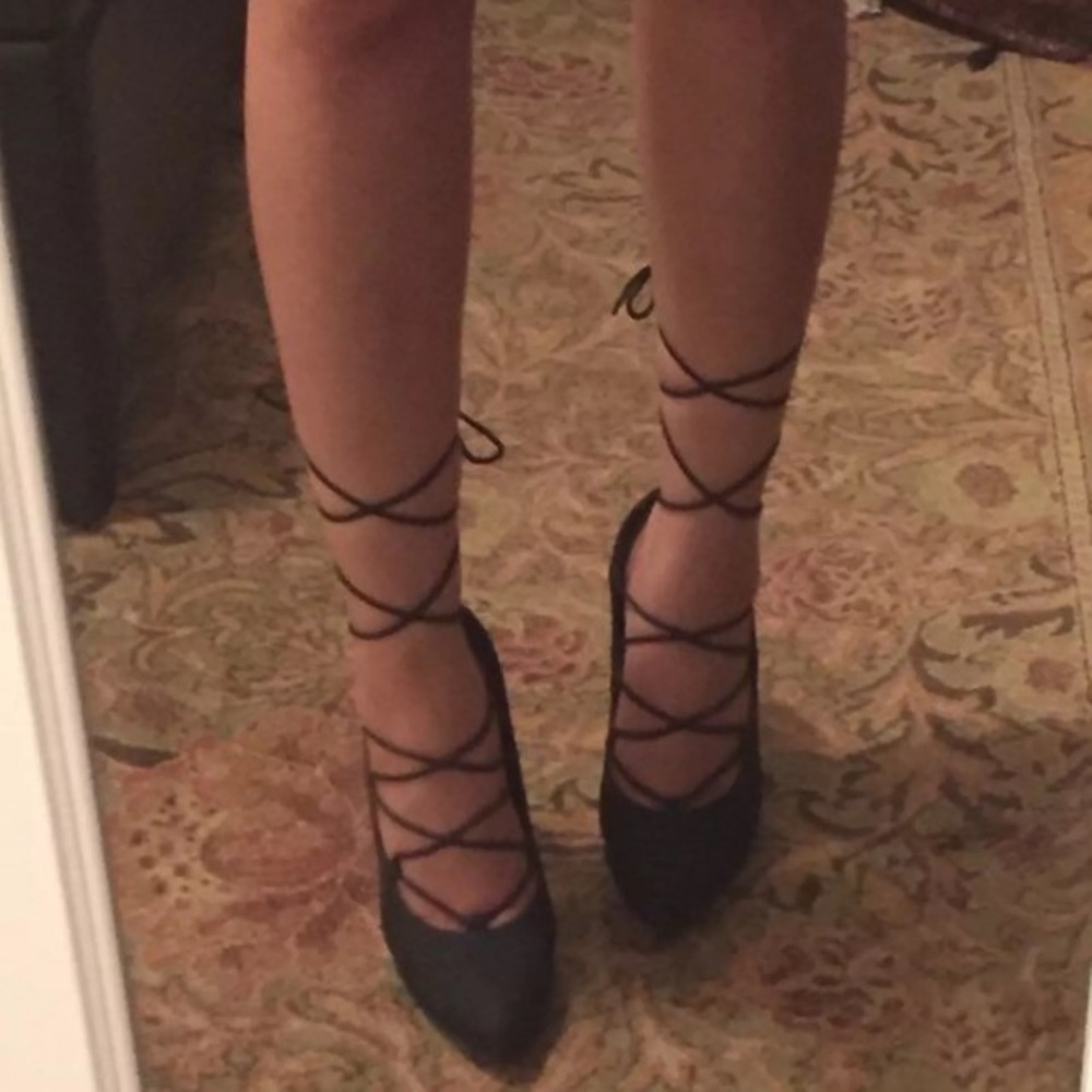 TORTOSA LACE UP HEELS