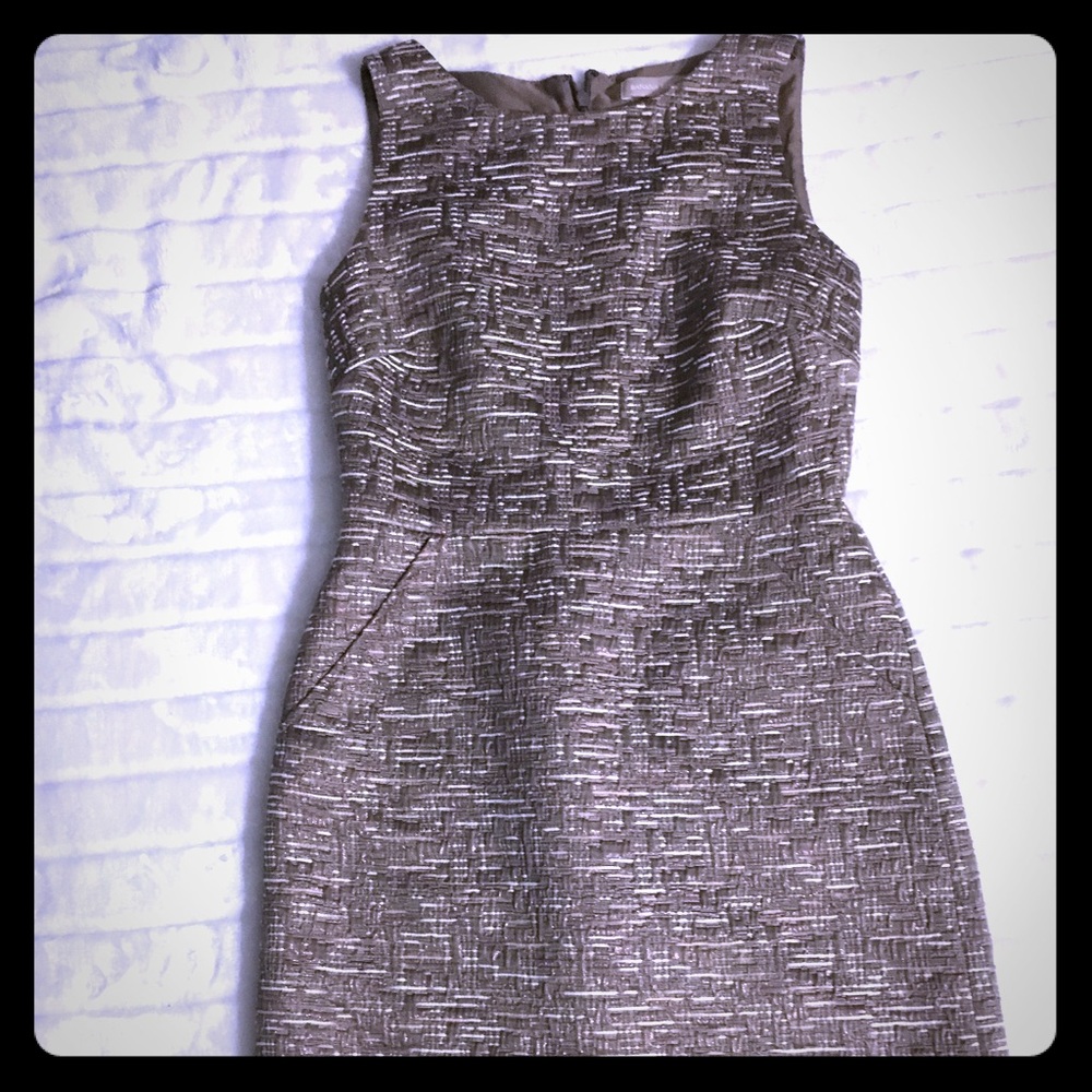 A formal fitting cocktail dress