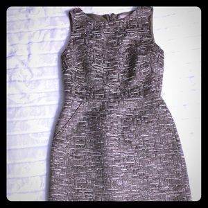 A formal fitting cocktail dress