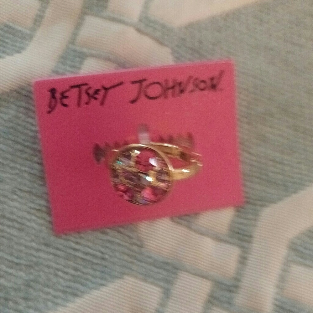 BESTSEY JOHNSON MULTI COLOR RETRO CHIC RING