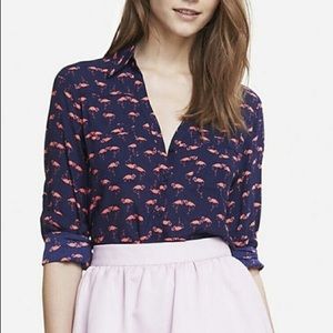 Flamingo Work Button-Down