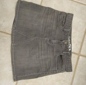 Gap Kids grey denim skirt
