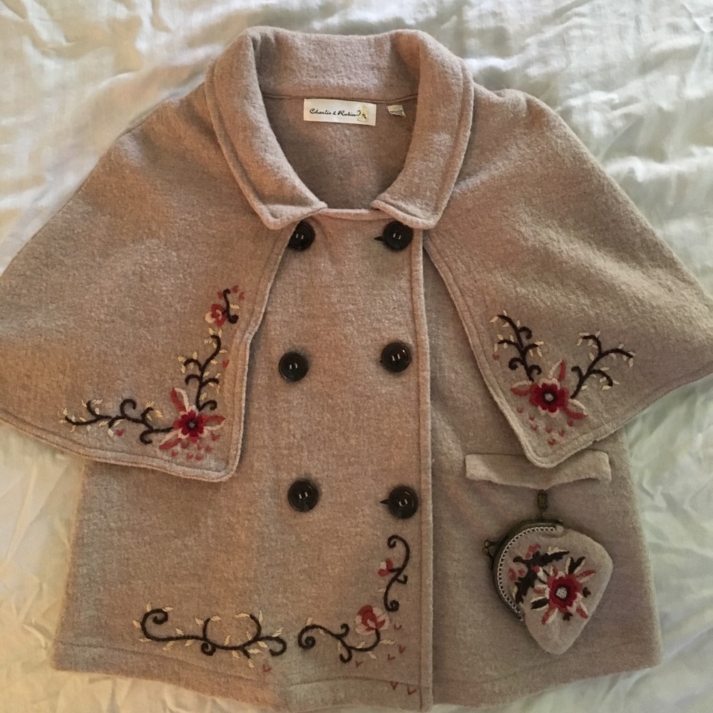 Anthropologie Safekeeping Charlie & Robin Cape