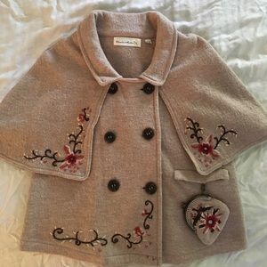 Anthropologie Safekeeping Charlie & Robin Cape