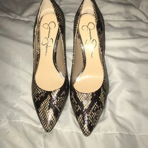 Jessica Simpson Snake Skin Pumps