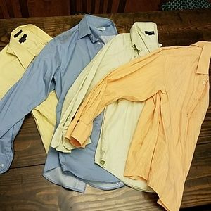 4 Men's Dress Shirts - M