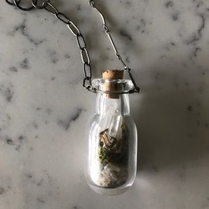 Anthropologie terrarium necklace