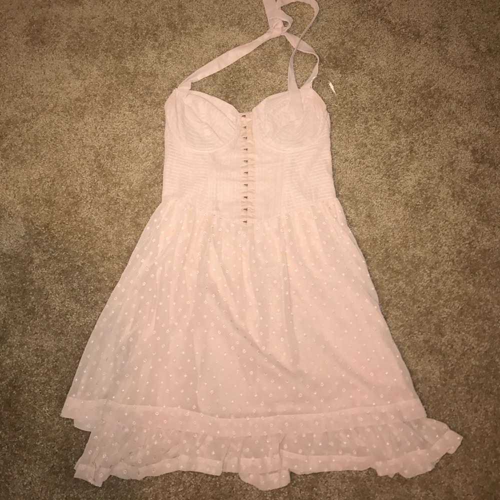 Guess light pink dress!!