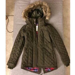 Abercrombie & Fitch Quilted Jacket  w/ hood