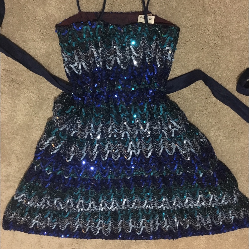 Vintage sequined cocktail dress