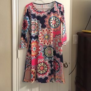 Colorful Knee-length dress