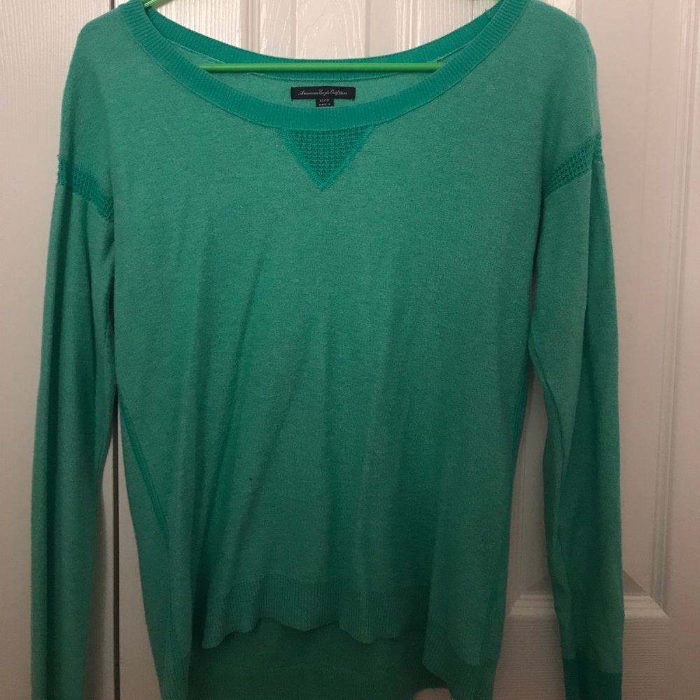 High low slimmer fitting sweater