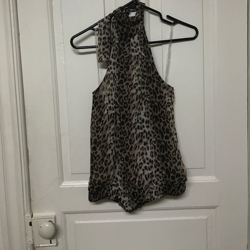 Leopard print halter top from forever 21