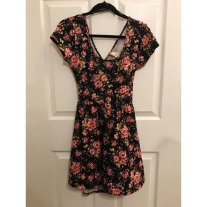 🌺Floral Black Dress🌺