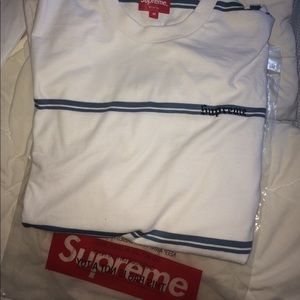 Supreme Long sleeve tee striped week 2 FW17