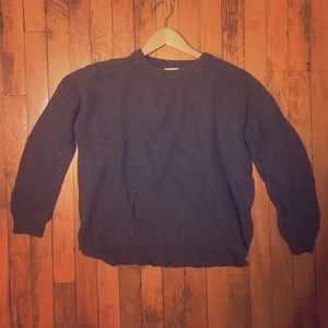 Madewell knit green sweater