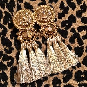 Blogger's Favorite Gold Tassle Earrings Blogger's Favorite Gold Tassle Earrings