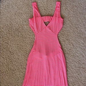 Long Open Back and Side Maxi Dress