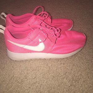 Cute pink Nike roshes