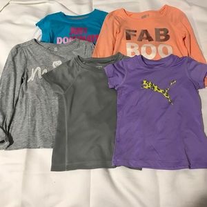 5 shirts