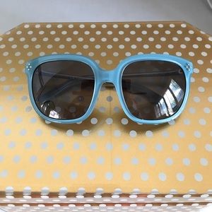 Oversized Teal Chloe Sunglasses Oversized Teal Chloe Sunglasses