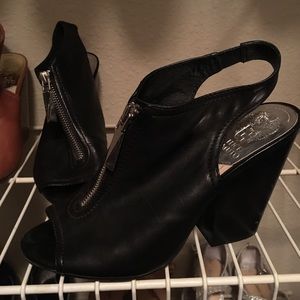 Vince Camuto open toe booties