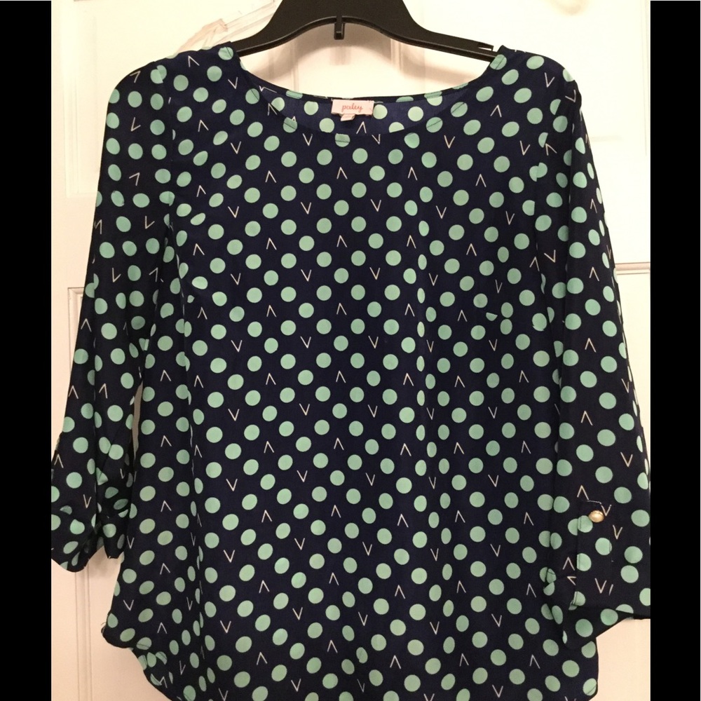 Pixley polka dot blouse