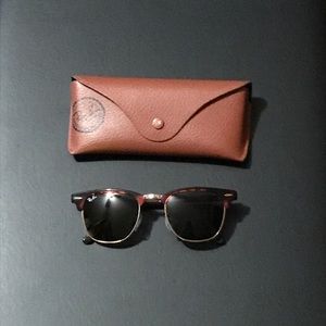 Ray-Ban RB3016 Clubmaster Sunglasses, 49 mm lenses