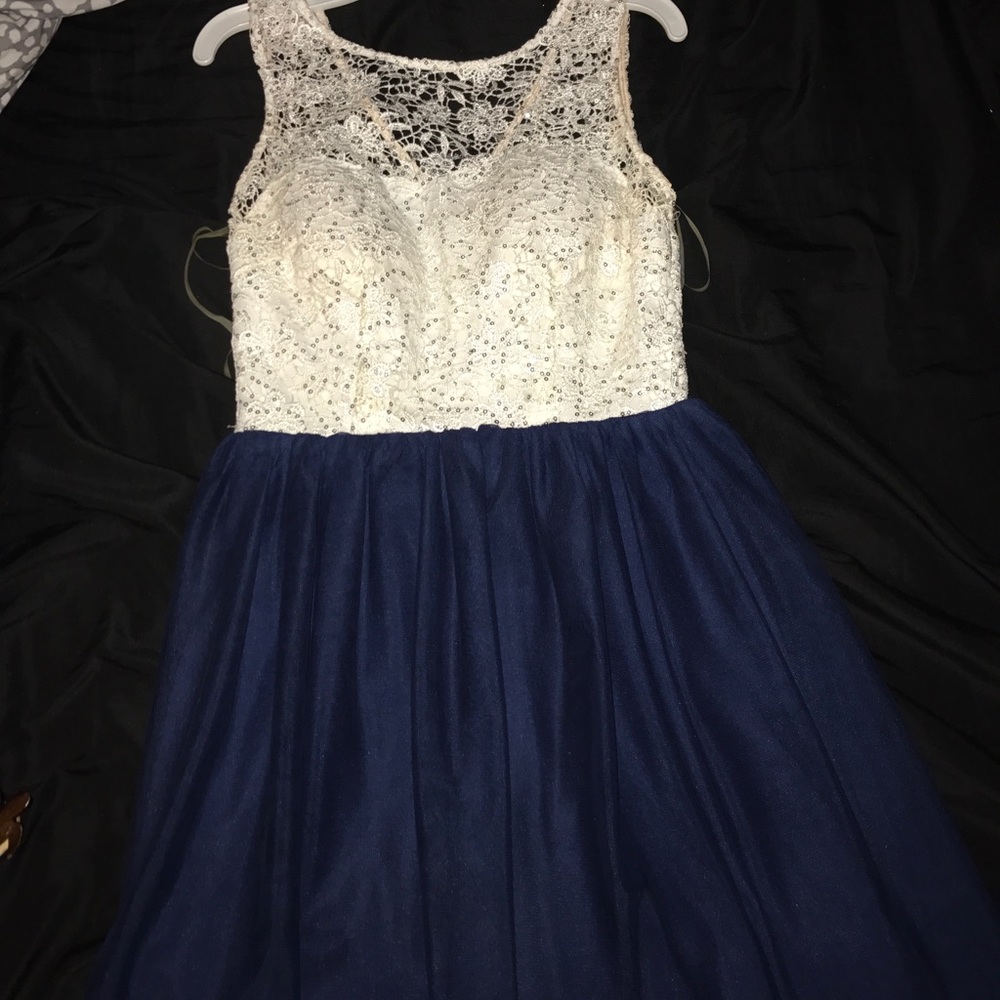 Cute dress for tween (navy)