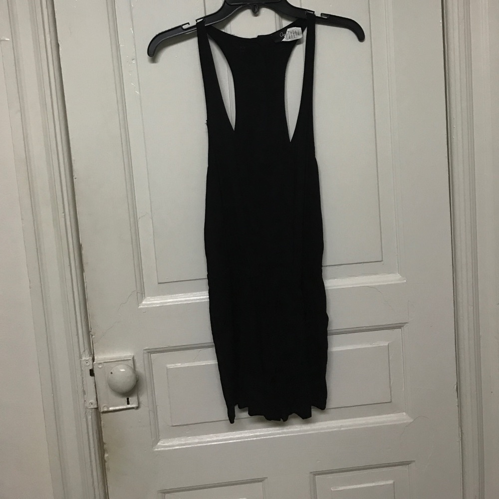 Black romper from aqua