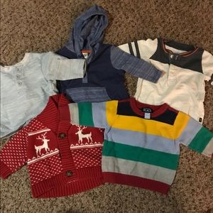 5 adorable boy long sleeve shirts!