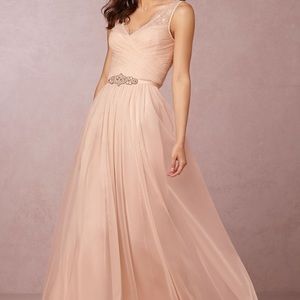 BHLDN Fleur Dress in Blush
