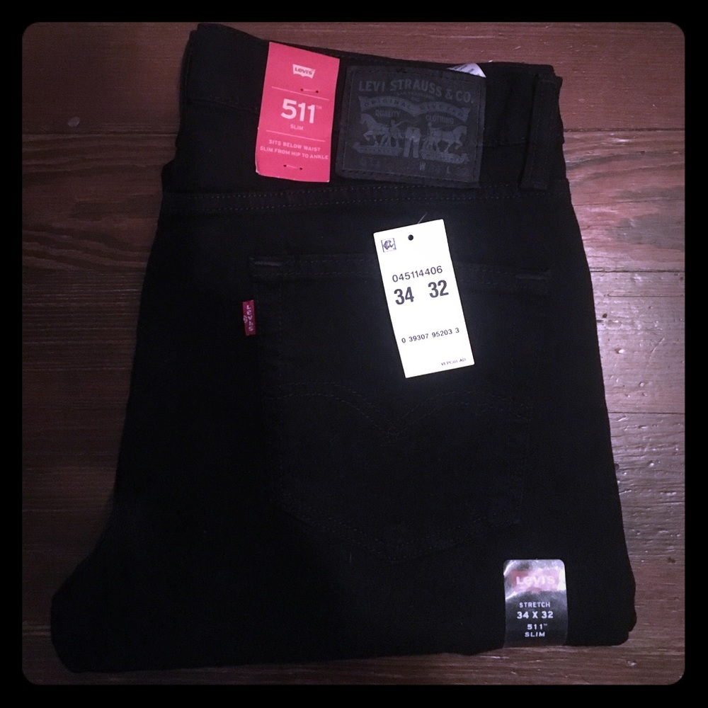 Levi's Black 511 Slim Jeans