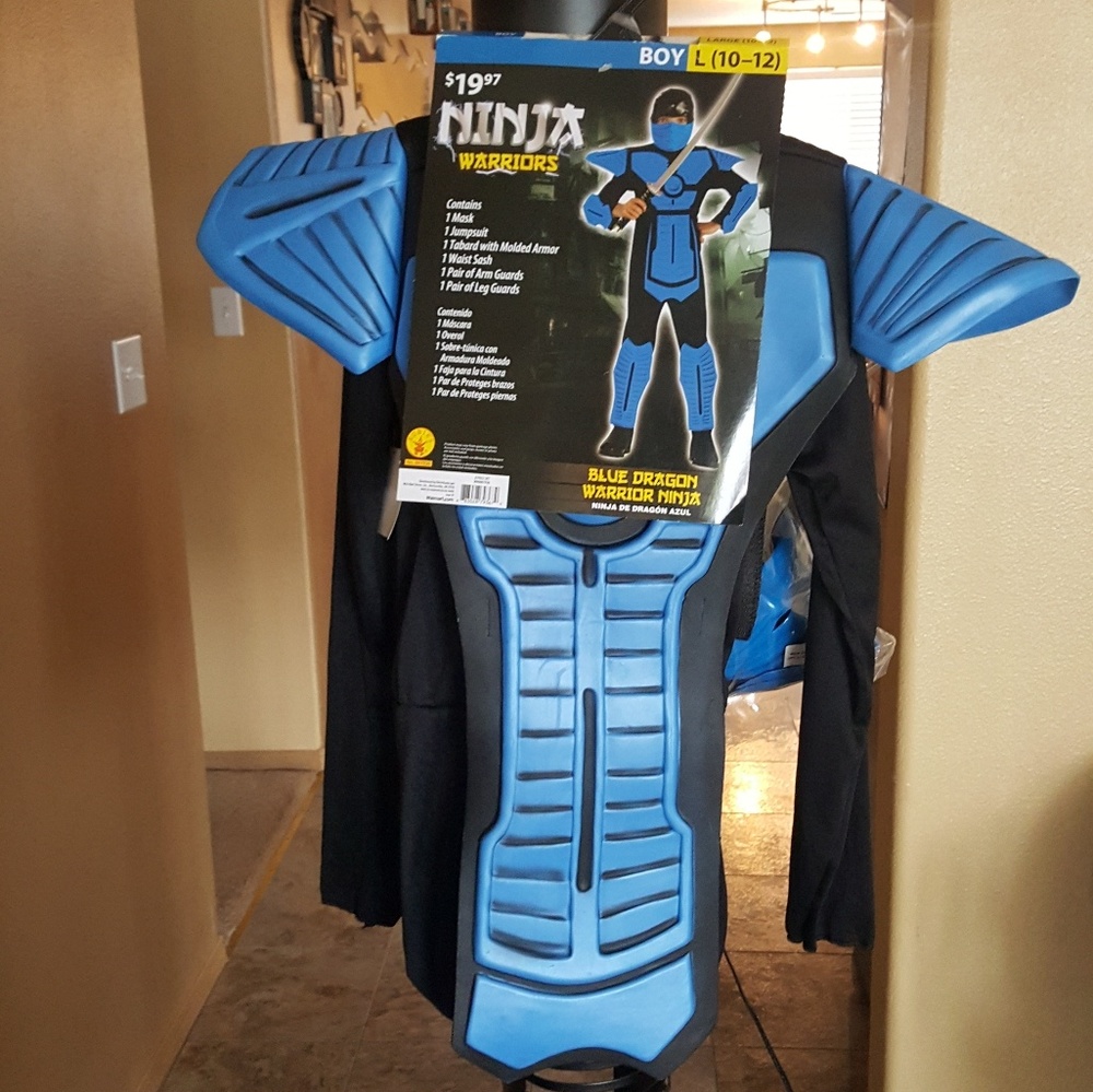 NWT BOY'S Ninja Warrior costume