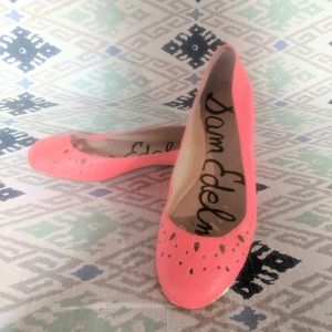 Sam Edelman pink flats