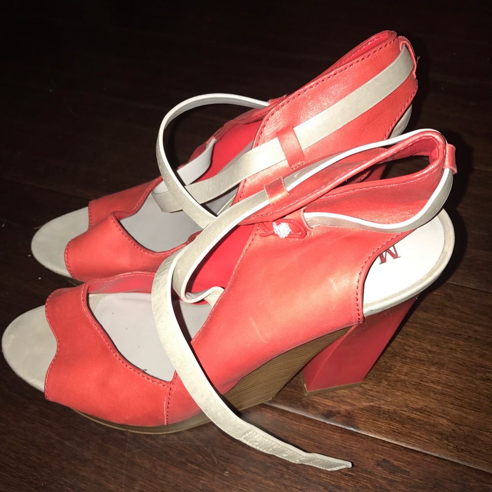 Maria Sharapova by Cole Haan coral heel authentic