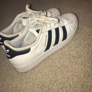 Barely Worn Cute Trendy Adidas Superstars!