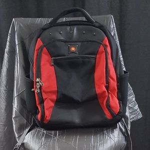 Back Pack Red and Black