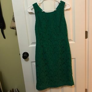 Green Lace Banana Republic Dress size 2
