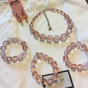 Tarina Tarantino rose gold set