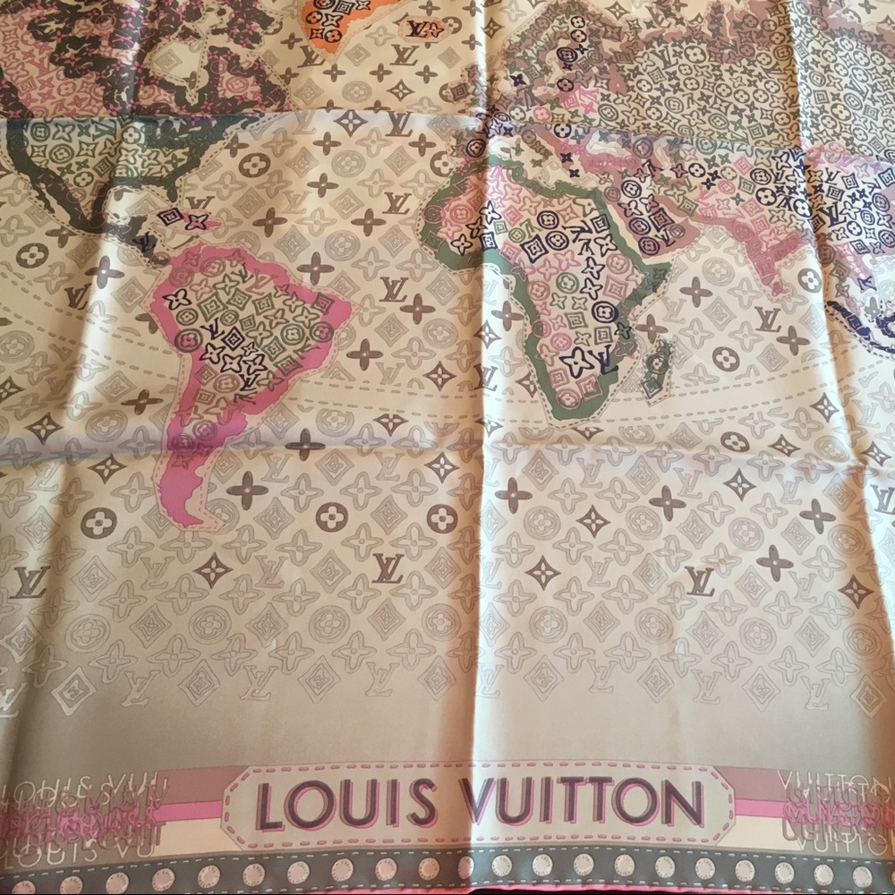 Louis Vuitton silk scarf