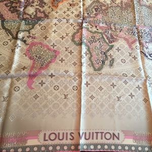 Louis Vuitton silk scarf